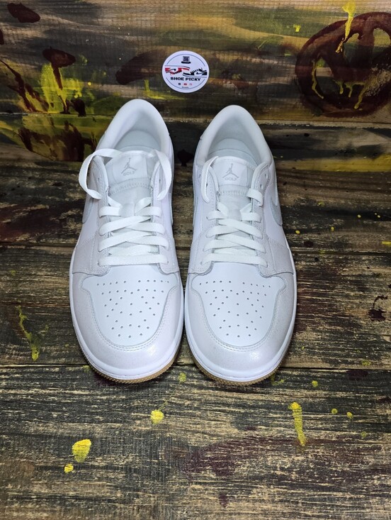 New Mens Nike Air Jordan 1 Low G Spikeless Golf DD9315-111 White Gum Sz 10.5, 12 main image 7